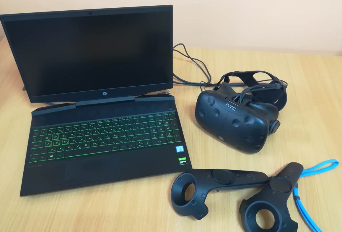 Ноутбук с шемом VR Ноутбук с шемом VR